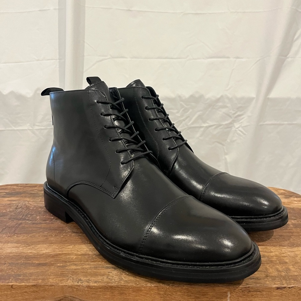 BRAND NEW! Taft 365 Black Lace Up boots - men’s size 9.5
